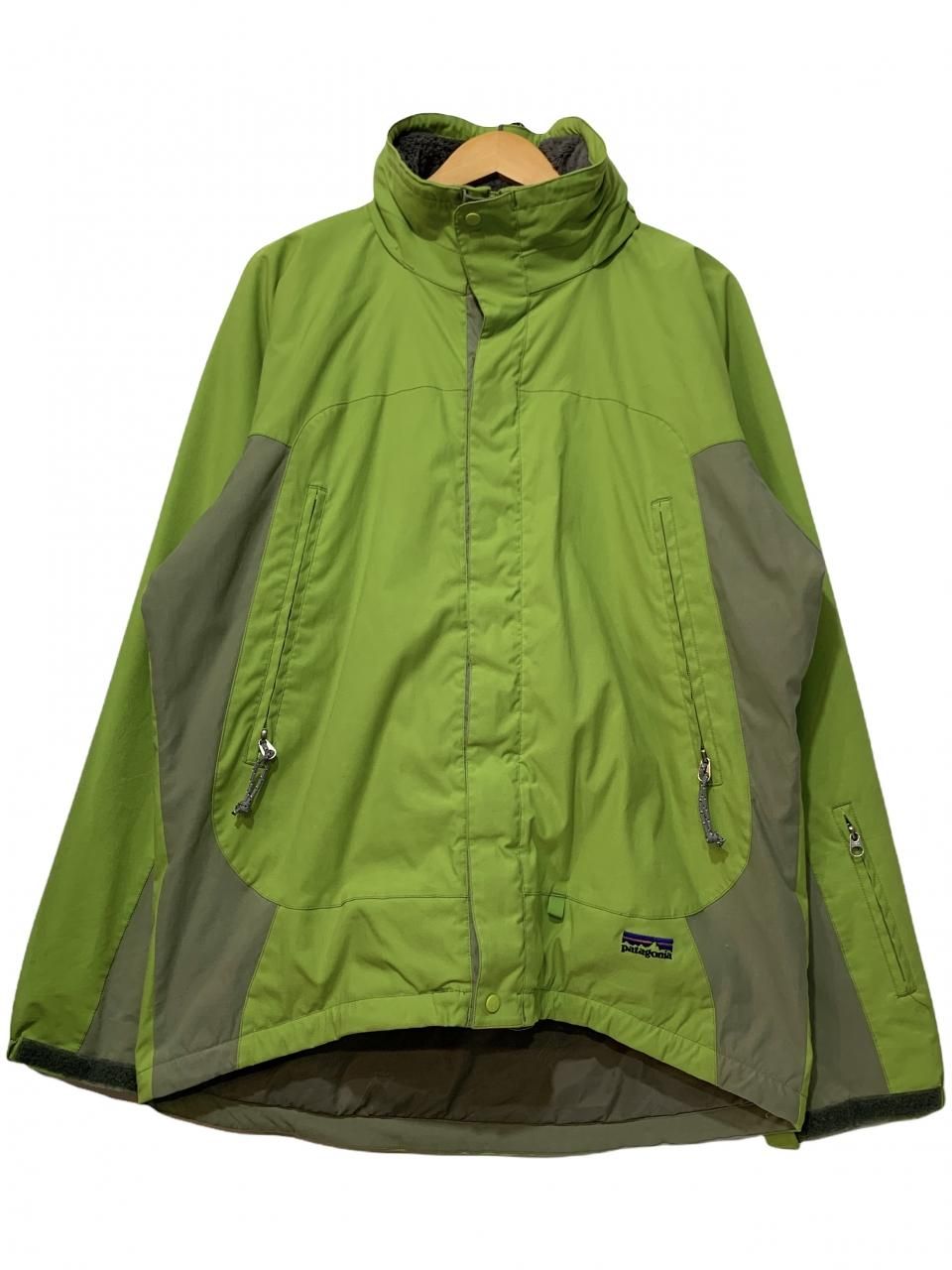 カナダ製 02年製 patagonia Stretch Boundary Jacket 黄緑 M