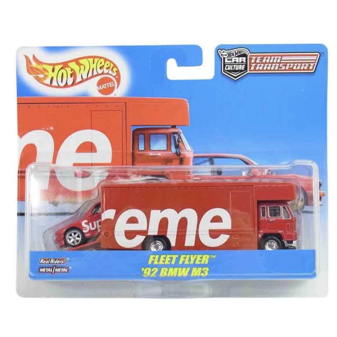 新品 19SS SUPREME × Hot Wheels Fleet Flyer 92 BMW M3 赤