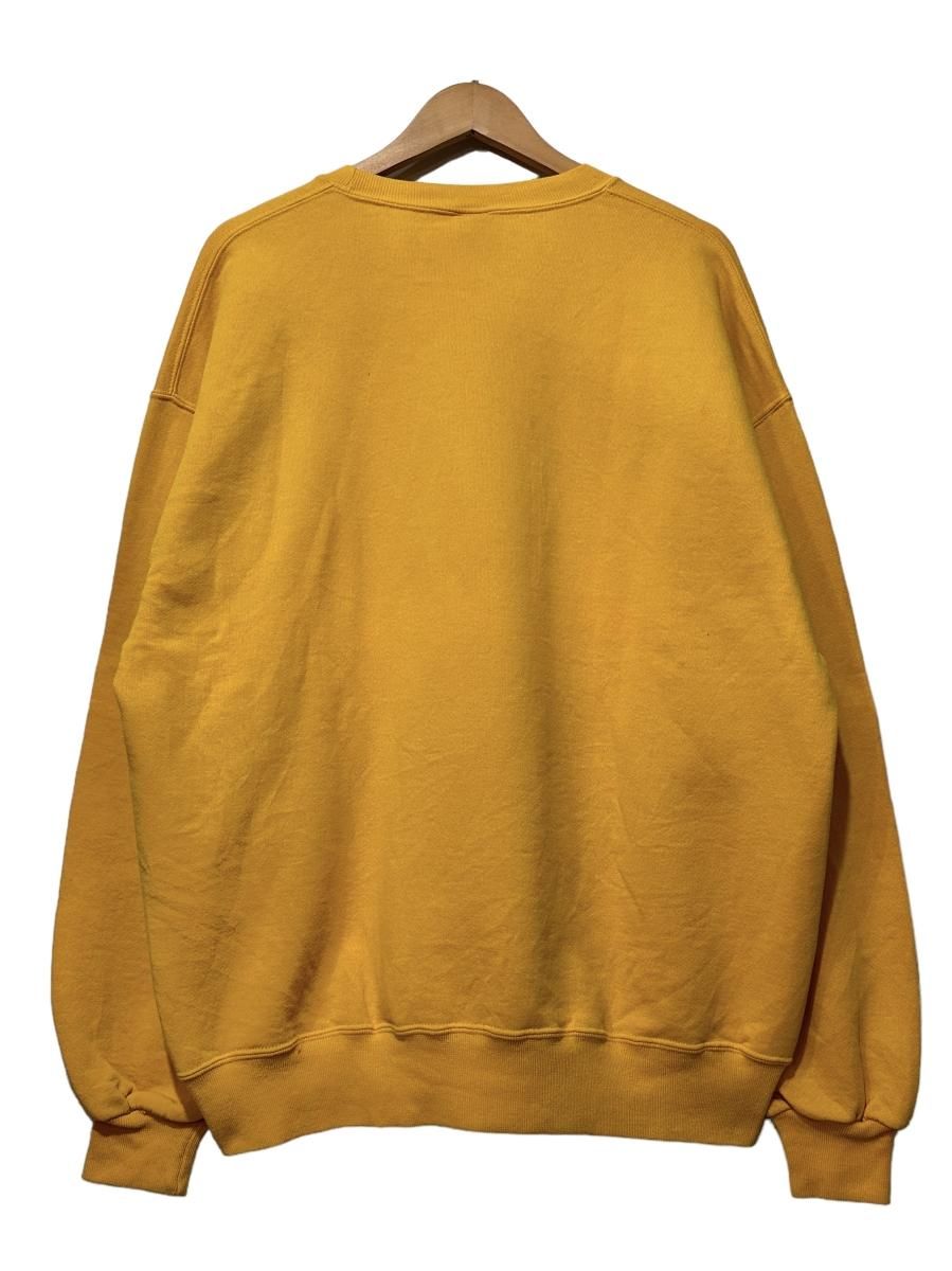 90s~00s RUSSELL ATHLETIC Plain Sweatshirt 黄 XL ラッセル