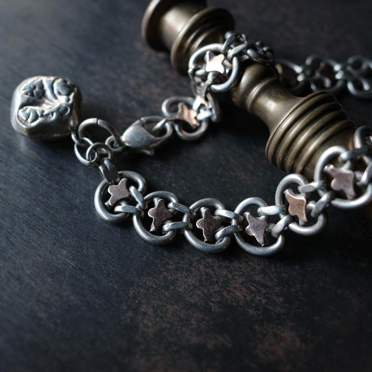 ベルエポック シルバー ヴェルメイユ チャーム ブレスレット（Belle