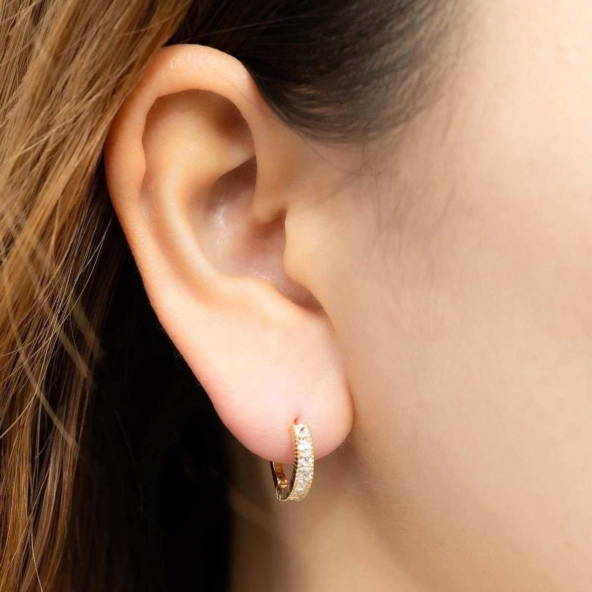 10K イエローゴールド ピアス 13mm - AVALANCHE OFFICIAL STORE