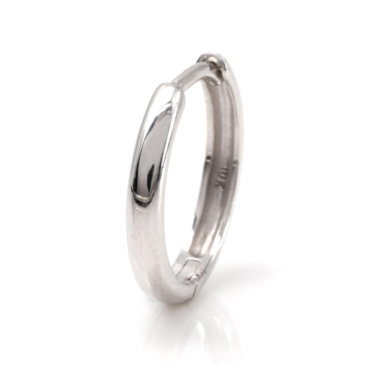 10K ホワイトゴールド ピアス 15mm - AVALANCHE OFFICIAL STORE