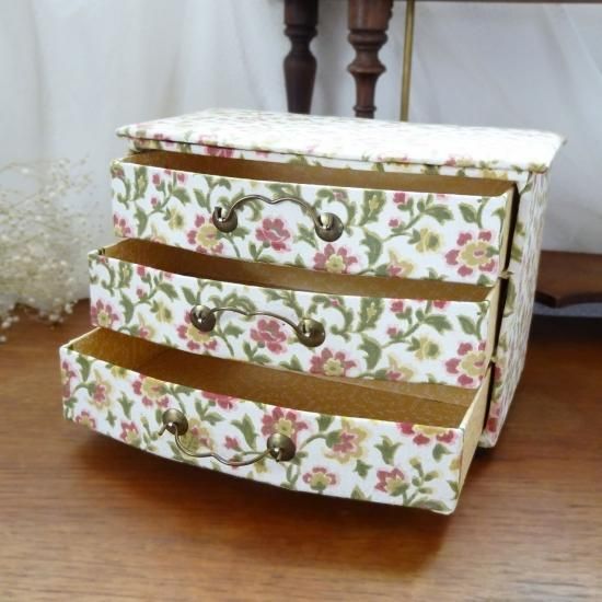 アンティーク カルトナージュ ボックス | フランス カルトナージュの