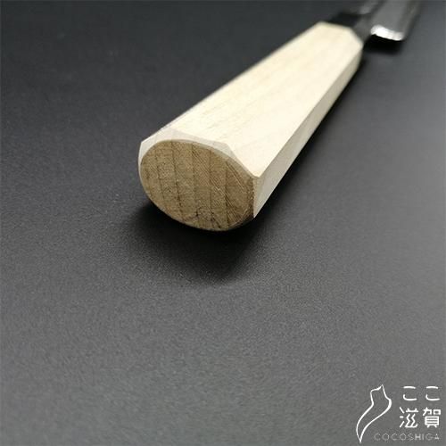 刺身 先丸 剣型 白鋼 本霞砥 八角水牛柄 240mm 右利き用【株式会社