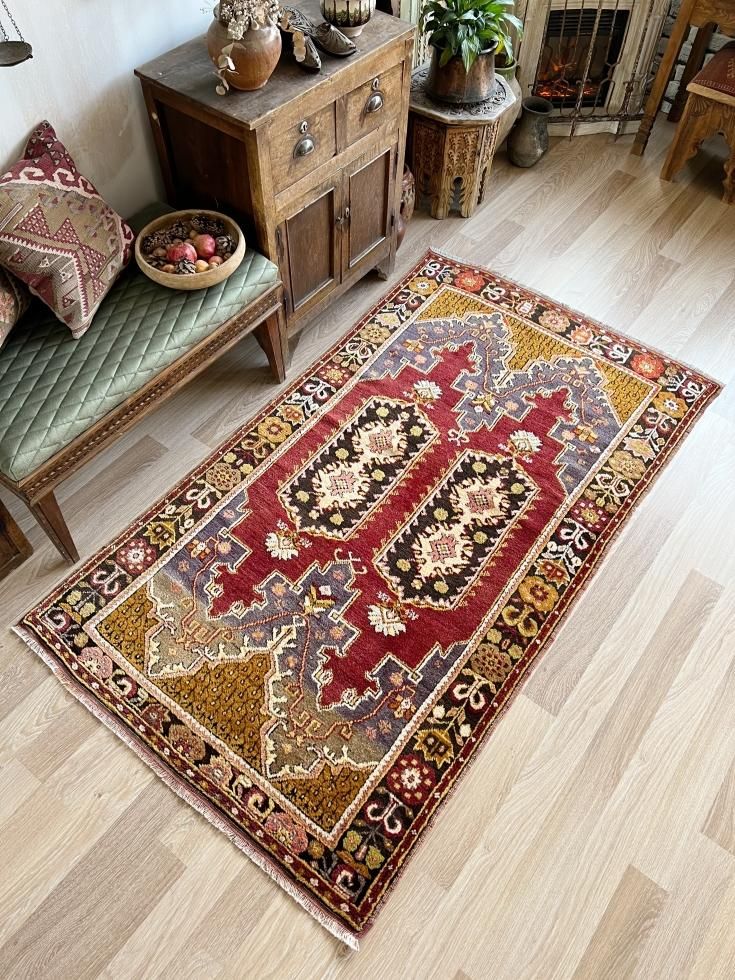 トルコ絨毯 オールド絨毯 エリアラグ カイセリ絨毯 カイセリラグ