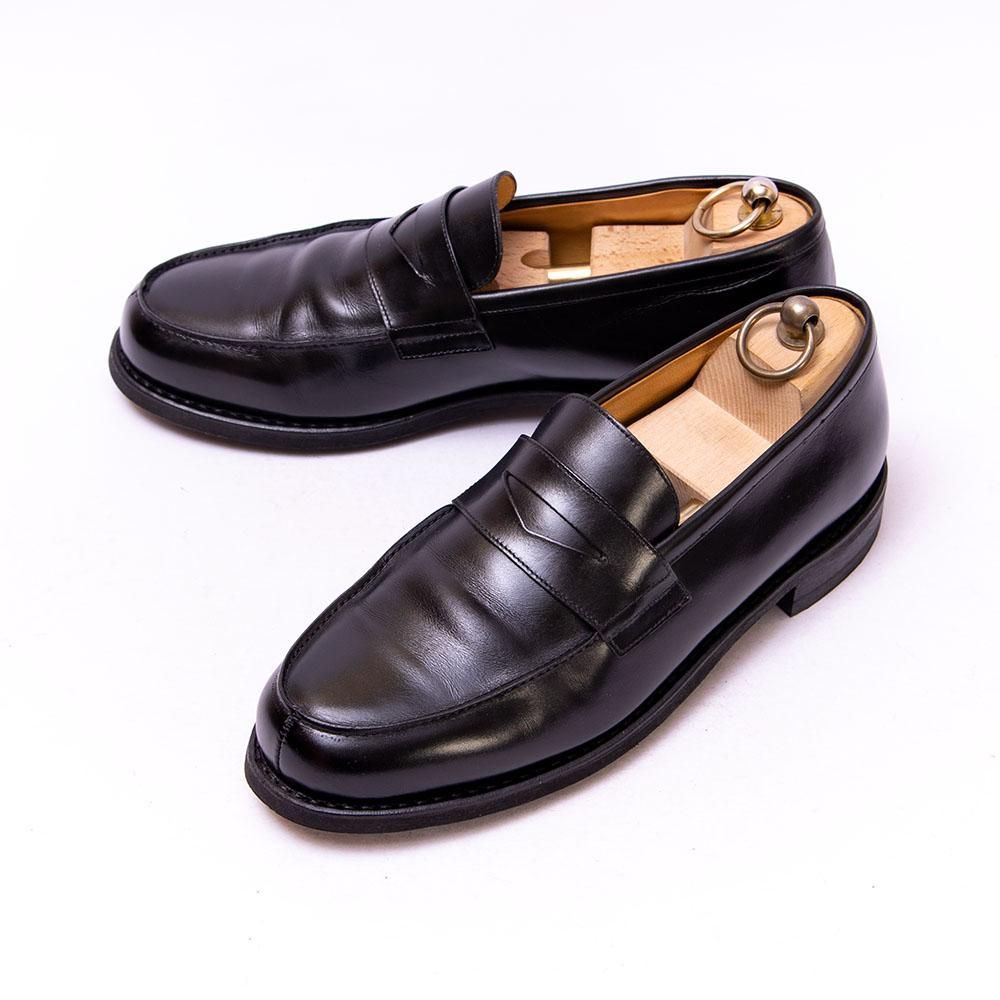 パラブーツ アドニス(ADONIS) コインローファー ブラック サイズ6.5