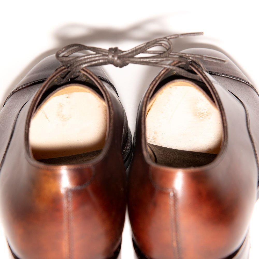 三陽山長 友之介(TOMONOSUKE) ストレートチップ ダークブラウン