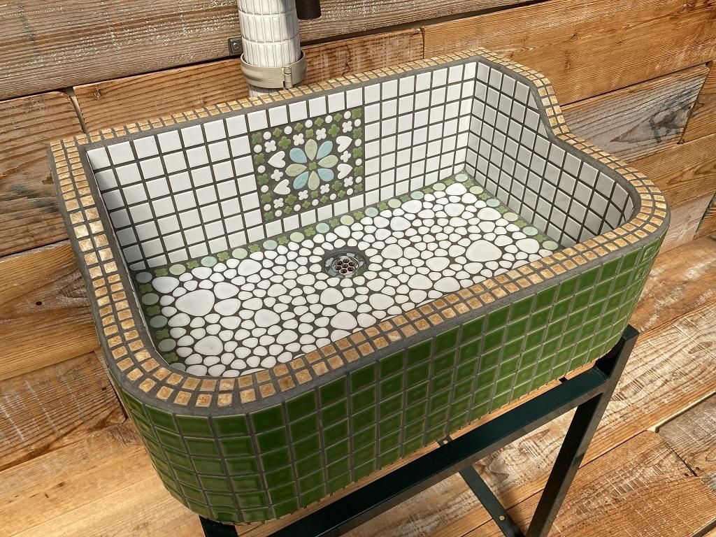 作善堂/SAZENDO SINKS 美濃焼タイルシンク｜レトロでおしゃれな日本製