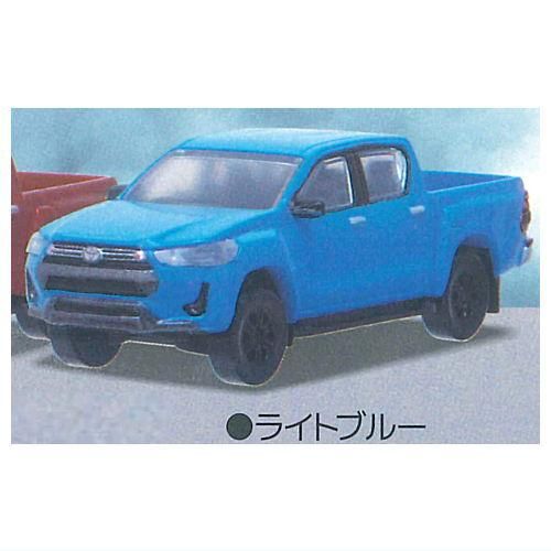 1/64SCALE トヨタ ハイラックス NEWCOLOR [5.ライトブルー],スタンド