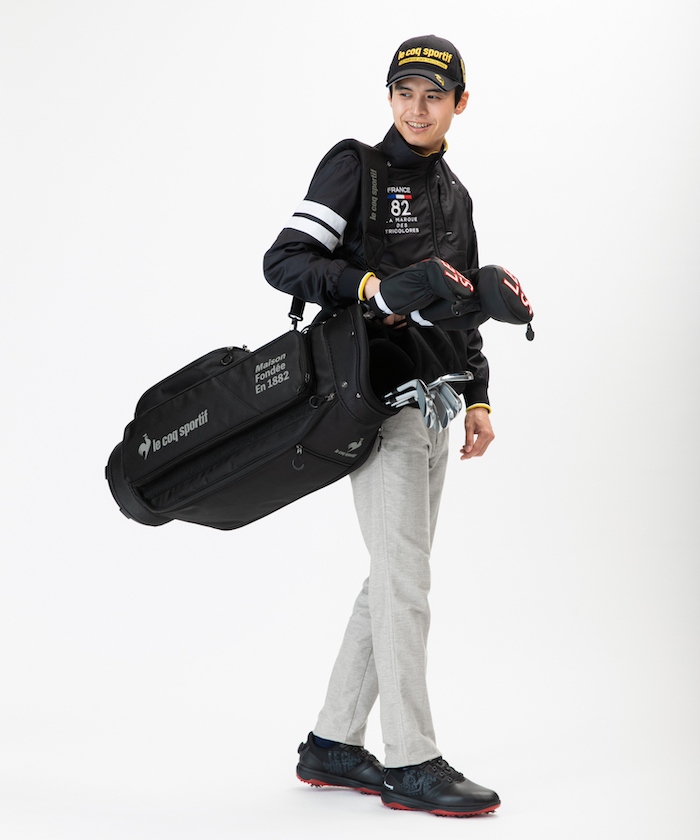 セルフスタンドクラブケース内臓型2in1キャディバッグ(4.0kg/9型/4分割