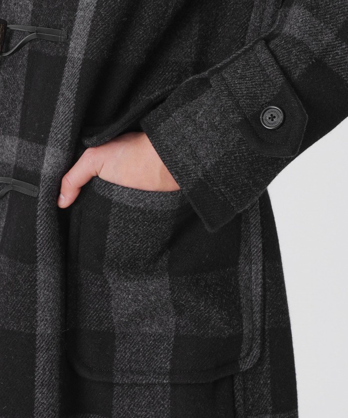 トーナルクレストブリッジチェックダッフルコート(505738906)｜HANKYU