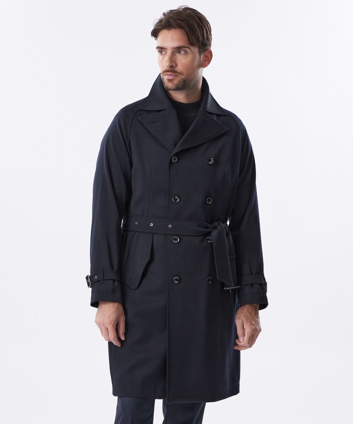 ダブルブレストウールミックスコート(506976421)｜HANKYU MEN'S / 阪急