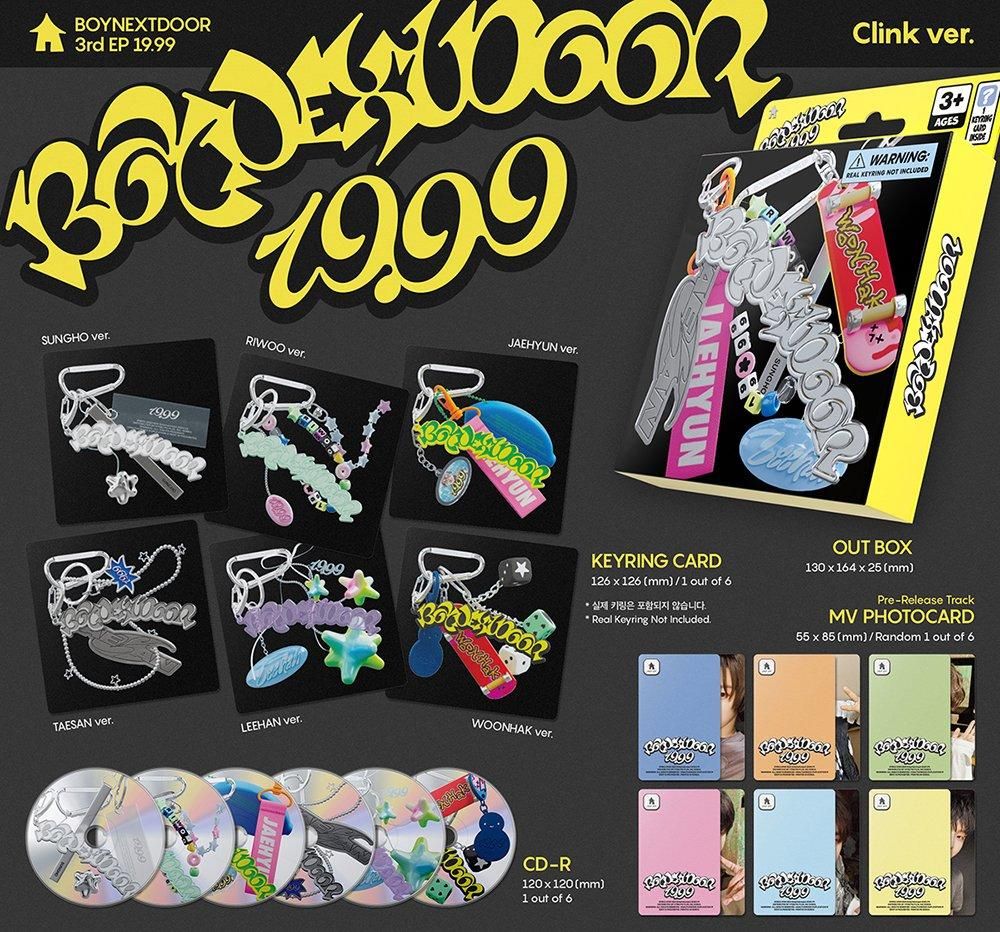BOYNEXTDOOR ボーイネクストドア - 19.99 / 3rd EP ALBUM (Clink ver.)