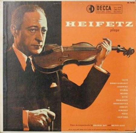 LPレコード ヤッシャ・ハイフェッツ ～ エマヌエル・ベイ ＆ ミルトン