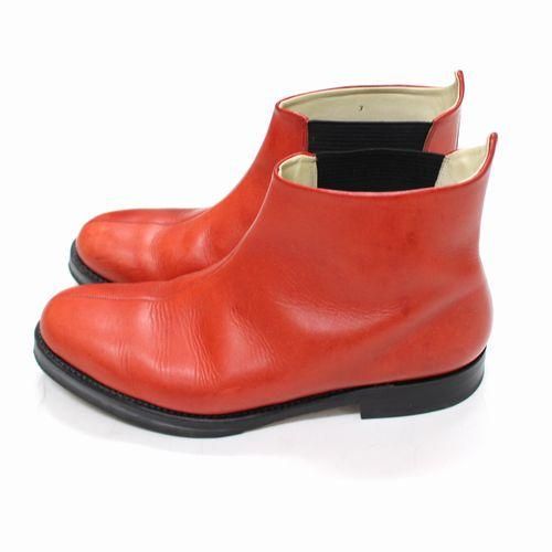 SUNSEA サンシー ONE SIDE GORE BOOTS ワンサイドゴアブーツ 3 レッド