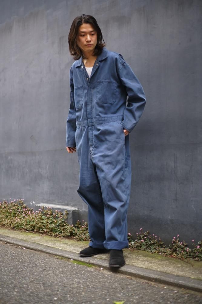 Walls】ヴィンテージ コットン・ポリエステルツイル オールインワン