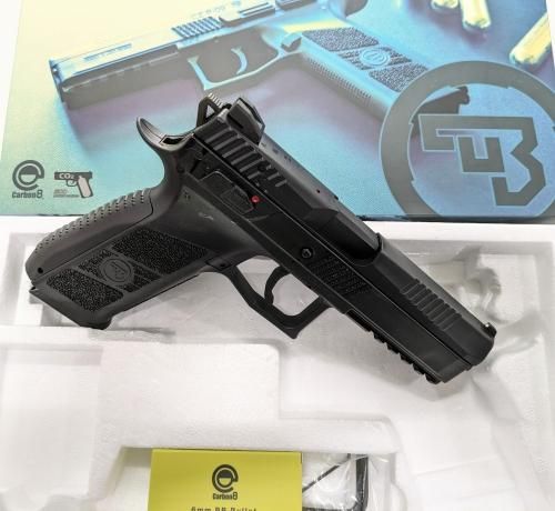 carbon8 CZ P09 黒 6mmBB・CO2ブローバック BK ガスガン カーボネイト
