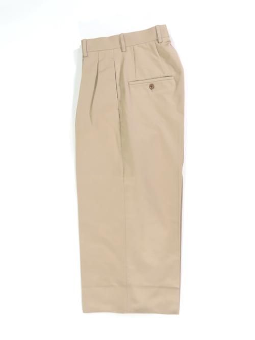 Scye BASICS サンホアキンコットンチノ クロップドワイドパンツ