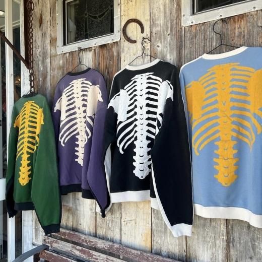 KAPITAL]裏毛 2TONE BIGスウェット（BONE pt） - TAKE FIVE | テイク