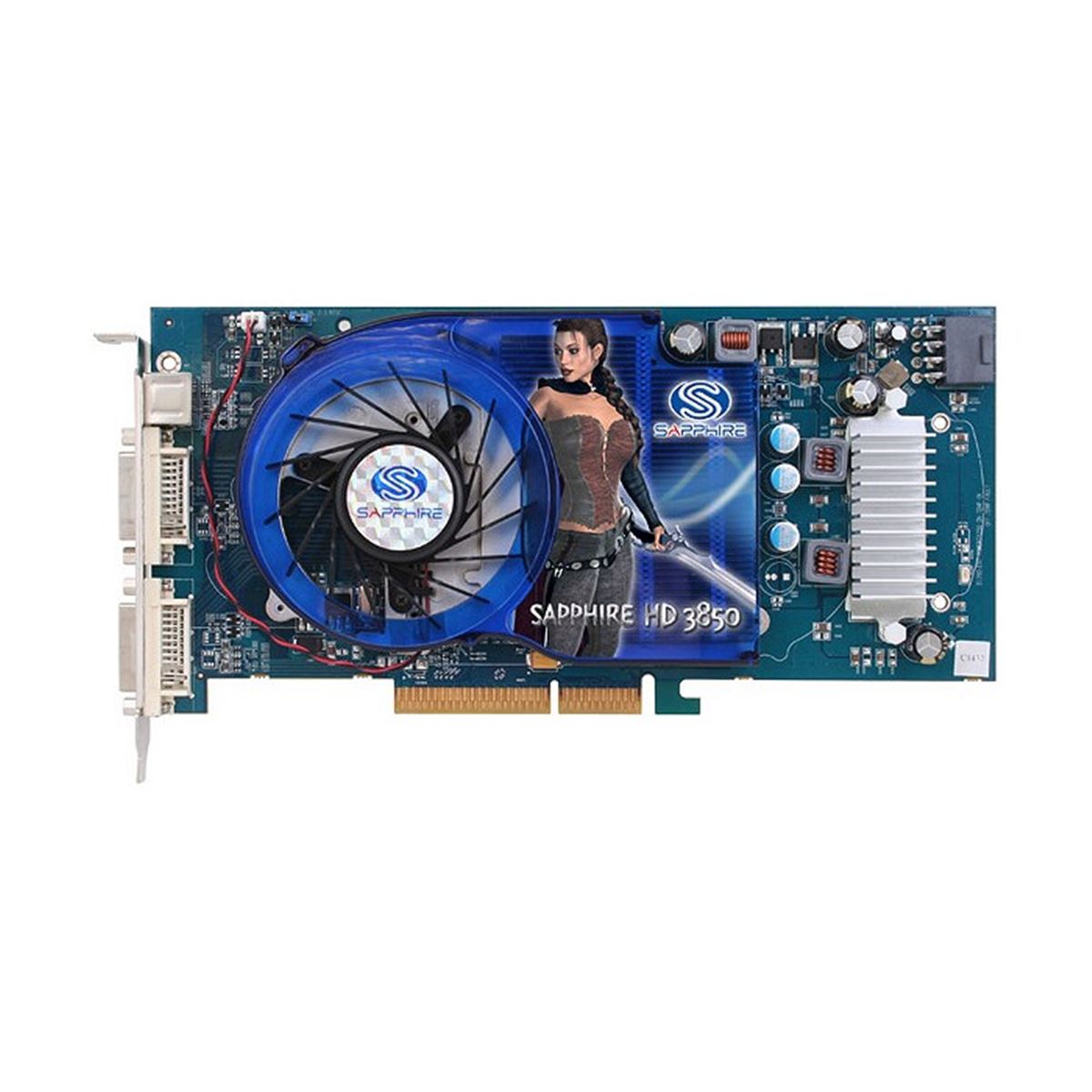 Sapphire HD 3850 グラフィックスカード 512MB (ジャンク) Sapphire HD