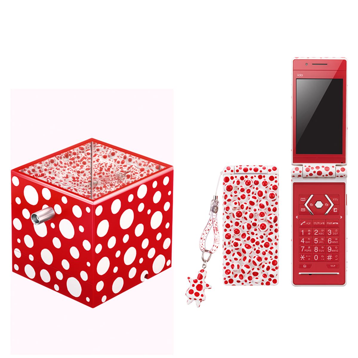 au、iida「Art Editions YAYOI KUSAMA」7/30発売 - 価格.com