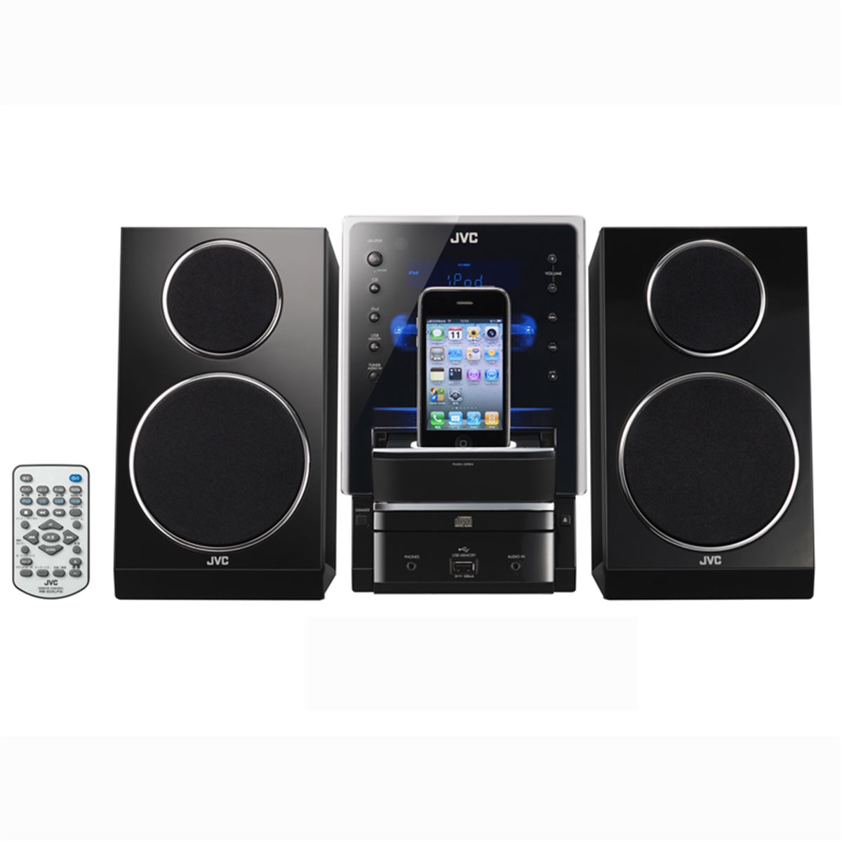 JVC CA-EXS1-M JVC コンポCDラジオipod iphone対応 CA-EXS1 ウッド