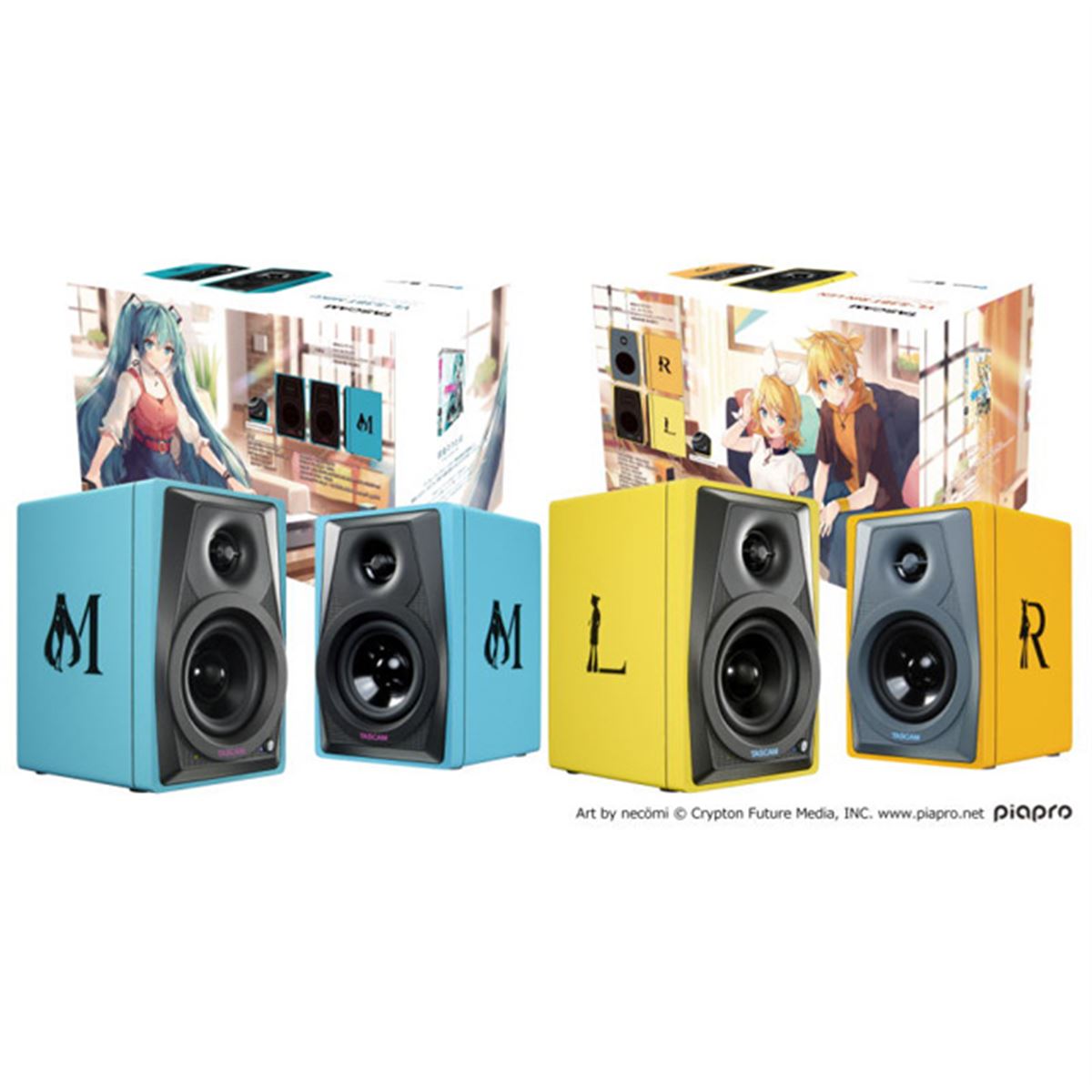 ツクモ、「初音ミク」「鏡音リン・レン」モデルのBluetoothモニター