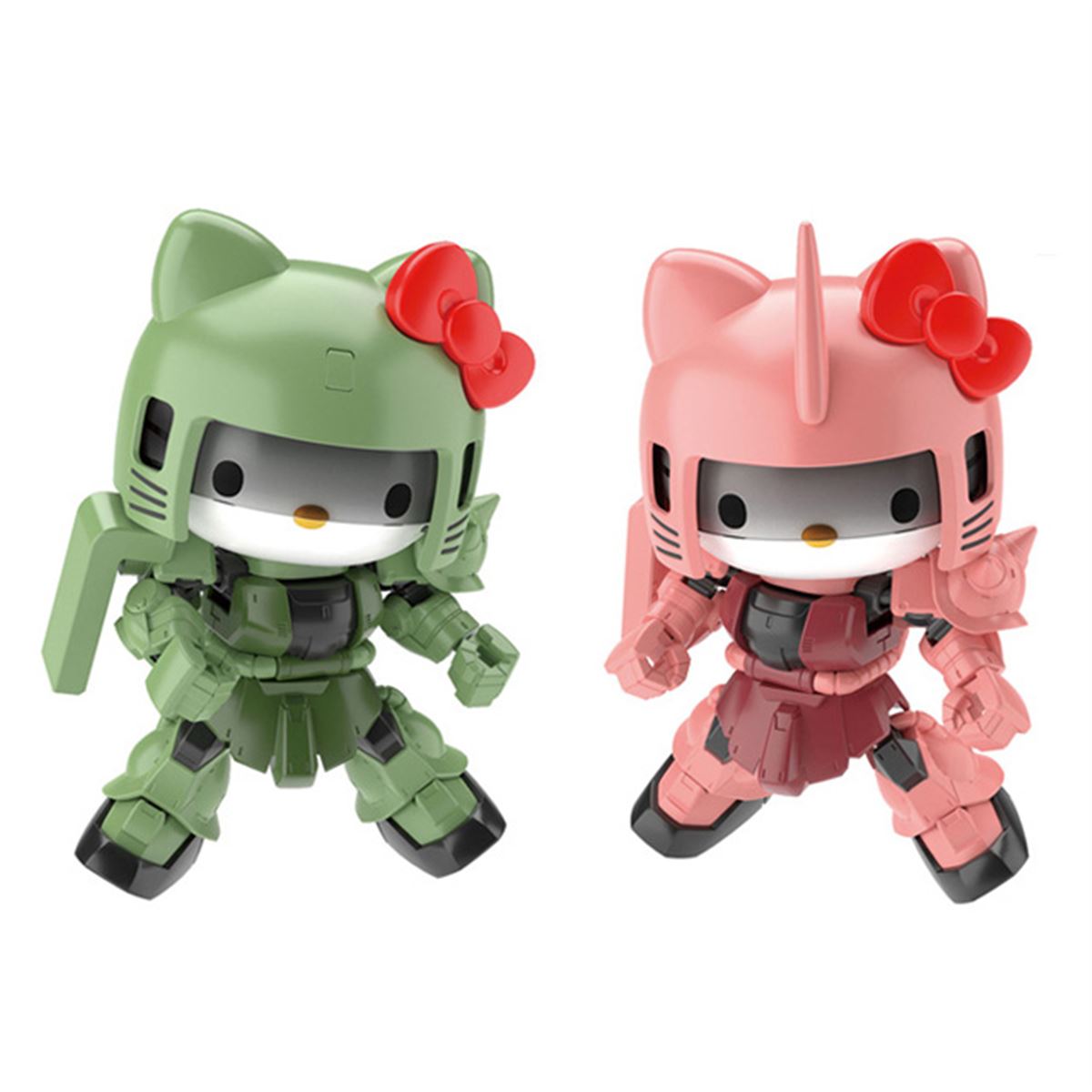 バンダイ、「ハローキティ/ザクII」「ハローキティ/シャア専用ザクII