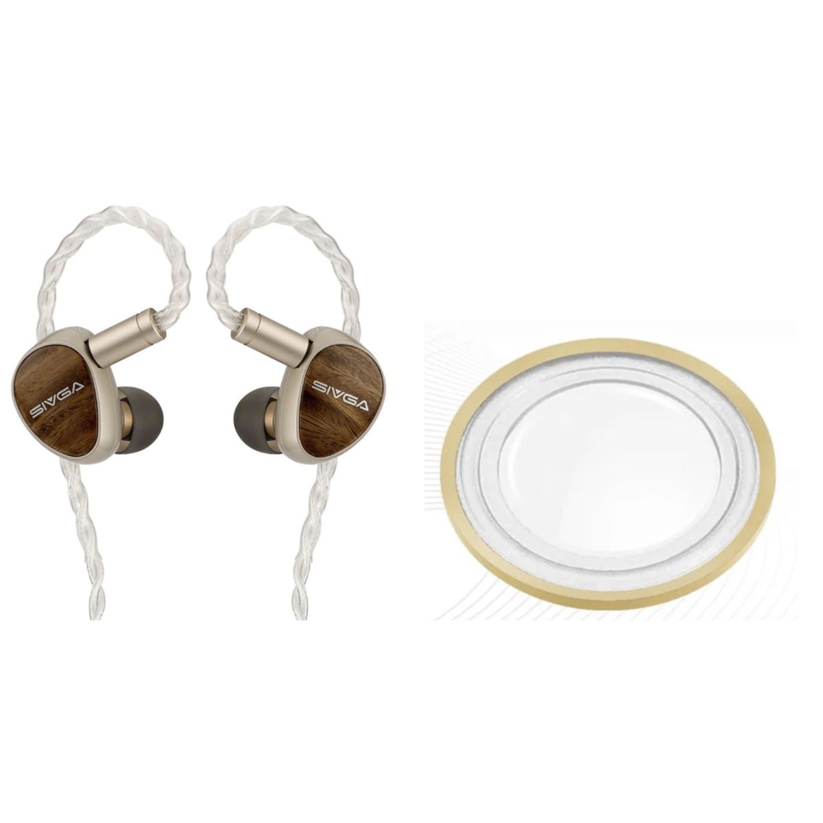 SIVGA、世界初の特殊ガラス振動板搭載の有線イヤホン「Que UTG