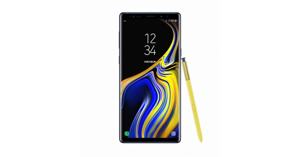 au、「Sペンリモコン」機能を追加した6.4型スマホ「Galaxy Note9 SCV40