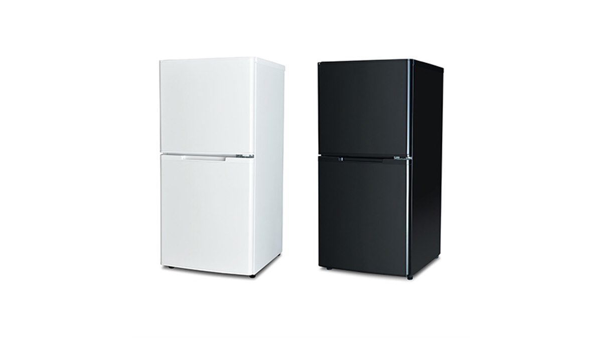 A-Stage、電子レンジも置ける耐熱性天板付き123L冷凍冷蔵庫「RZ-123