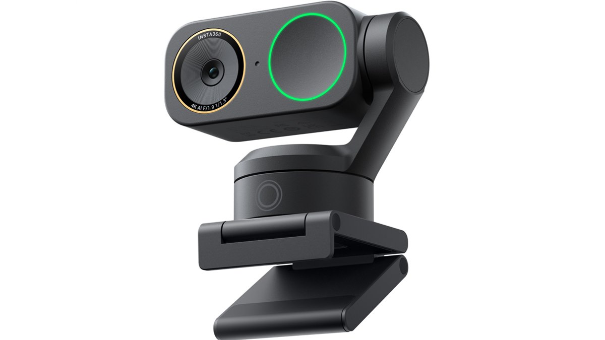 Insta360、1/1.3型イメージセンサー搭載の4K AIウェブカメラ「Link 2