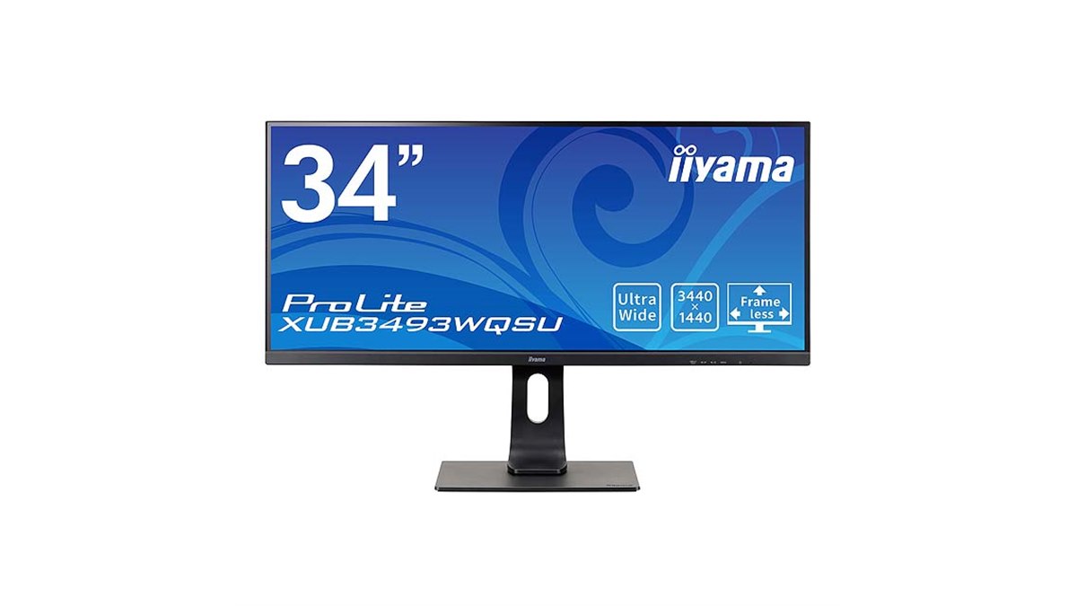 iiyama、3440×1440表示に対応した34型液晶ディスプレイ「ProLite