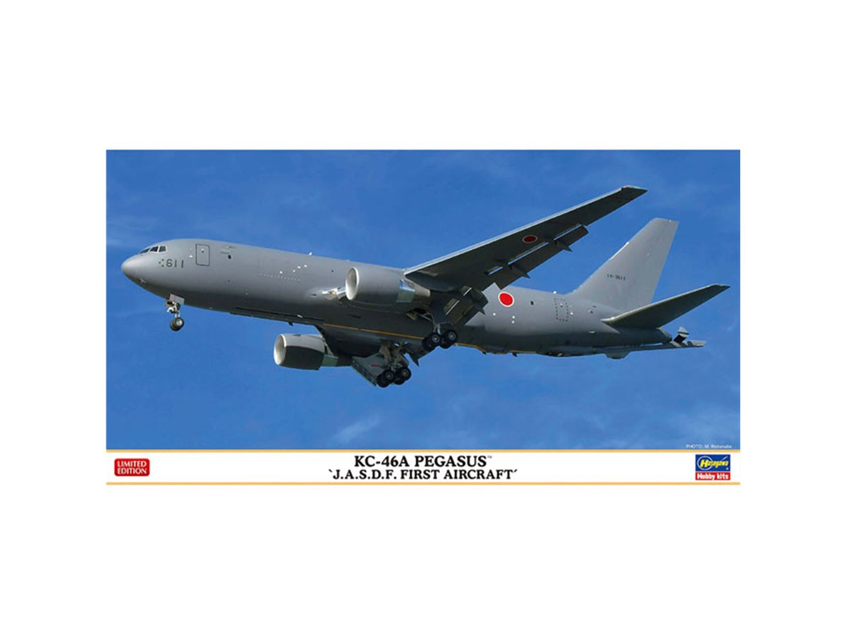 航空自衛隊向け初号機「KC-46A ペガサス」を1/200スケールで再現、本日