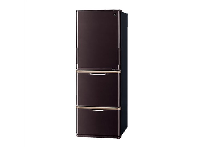 SHARP 冷蔵庫 SJ-GW35J-W 350L どっちもドア2022年製 SJ-GW35J