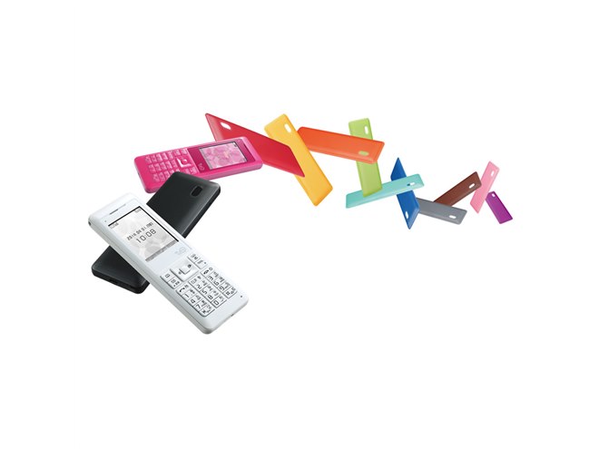 ウィルコム、13色のリアカバーを付け替えられるPHS「iiro」 - 価格.com