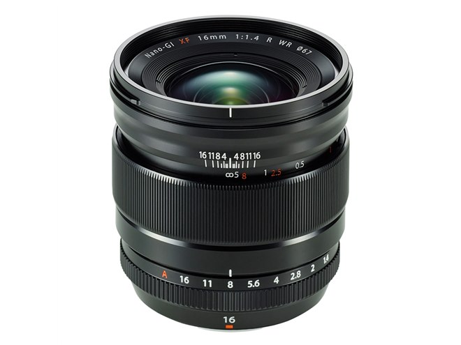 富士フイルム、大口径単焦点レンズ「XF16mmF1.4 R WR」を5/21発売