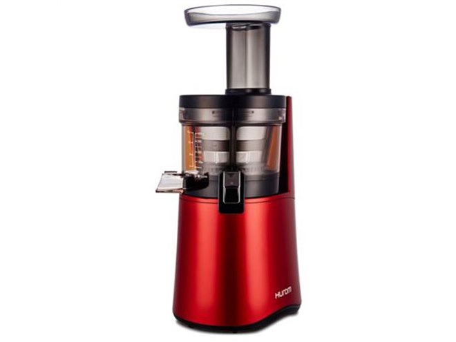 ヒューロム、ダブルスクリュー搭載で搾汁量が増えたスロージューサー