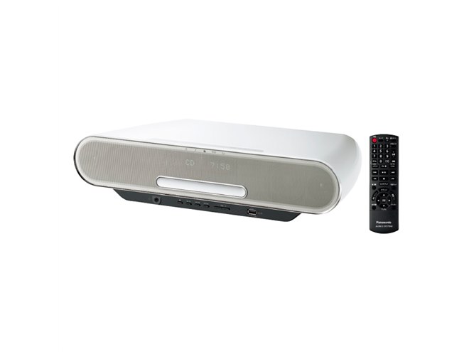 パナソニック、CD5枚分を内蔵メモリーに保存できるコンパクトステレオ