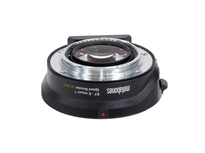 ソニーEマウント用電子接点付きSpeed Booster ULTRA搭載のEFアダプター