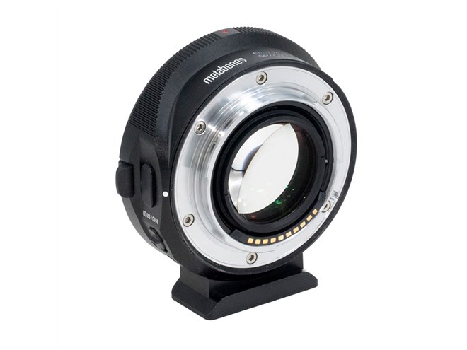 ソニーEマウント用電子接点付きSpeed Booster ULTRA搭載のEFアダプター