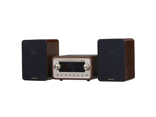 SANSUI、真空管ハイブリッドアンプ搭載のレトロ調コンポ「SMC-300BT