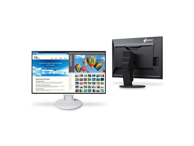 EIZO、Type-C搭載で60W給電対応の27型4K液晶「FlexScan EV2785