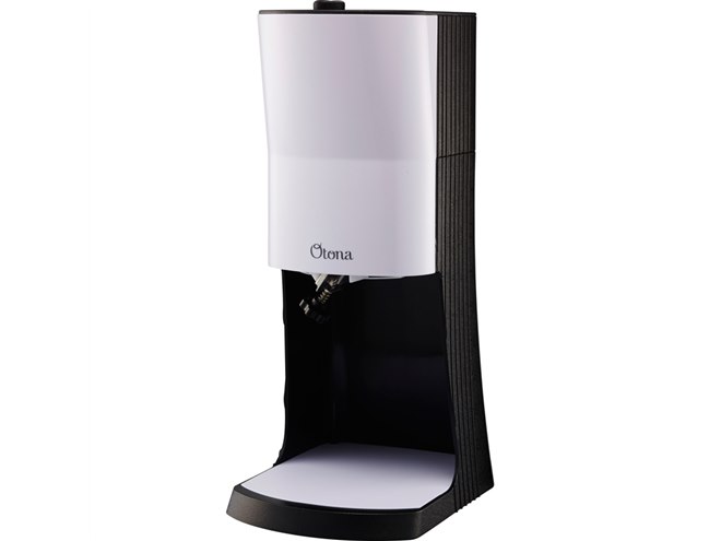 ドウシシャ、削りやすさを向上させた「電動ふわふわ とろ雪かき氷器