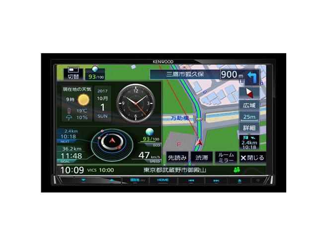 ケンウッド、「彩速ナビ」の新モデル「TYPE M」を発売 - 価格.com