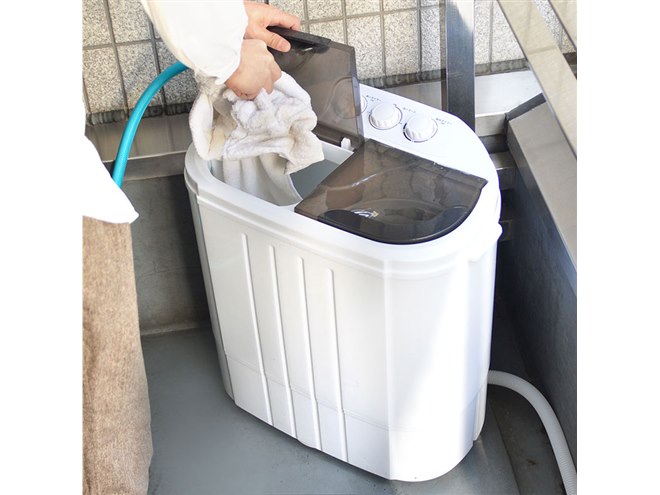 サンコー、コンパクトな二槽式洗濯機「別洗いしま専科2」 - 価格.com