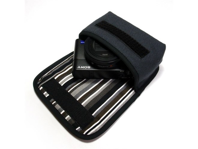 ソニー1型コンデジ「RX100 VI」向け、かさばらない布製ケースが発売