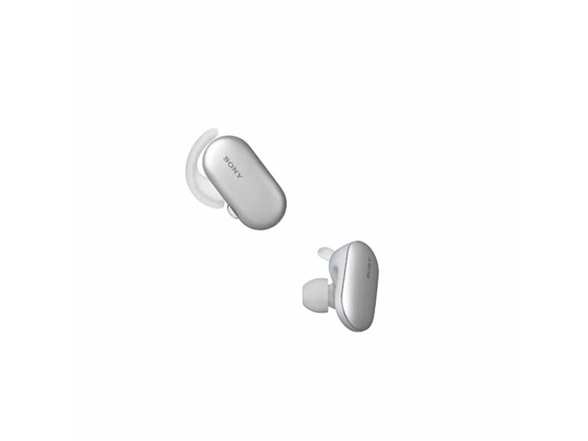 ソニー、4GBメモリー内蔵の防水完全ワイヤレスイヤホン「WF-SP900」10