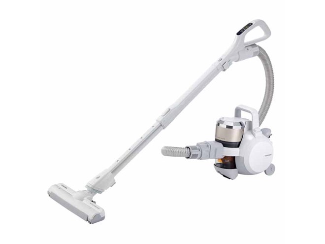 東芝、ゴミ圧縮率を向上させた小型軽量サイクロン式クリーナー「TORNEO