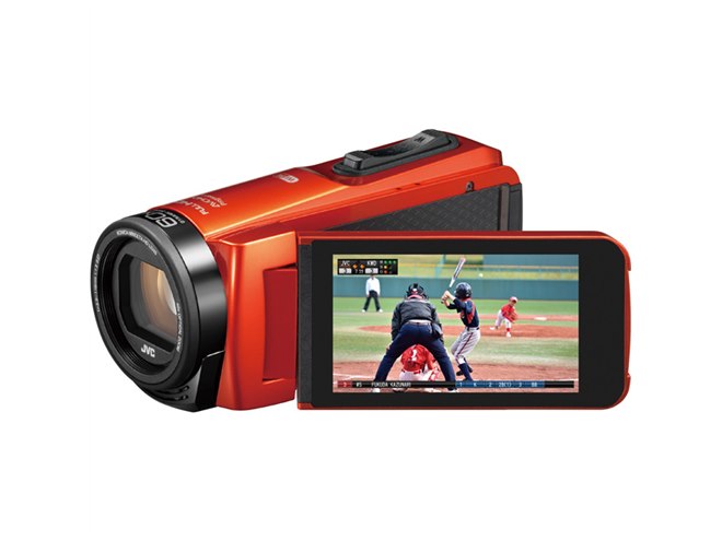 JVC、野球/サッカー中継のようなスコア表示に対応した「Everio R GZ